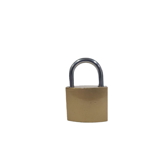 Chrome 20Mm Pad Lock Gold