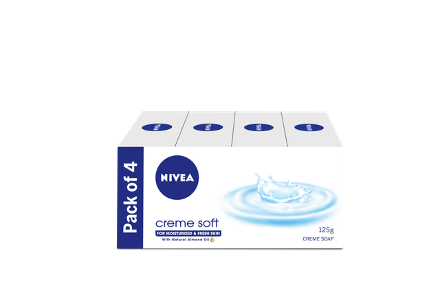 Nivea Bathcare Creme Soft Soap Pack Of 4