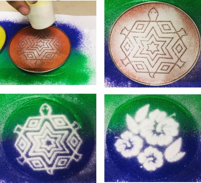 Gullak Jali Stencil 4 inch | Assorted Design