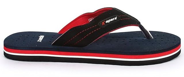 Sparx Slippers SFG-517 Black Navy Blue For Men | 7 UK