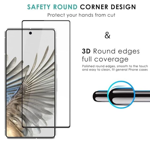 Techvor Tempered Glass for Google Pixel 6A/Pixel 7A With Easy Installation Kit for Smartphone