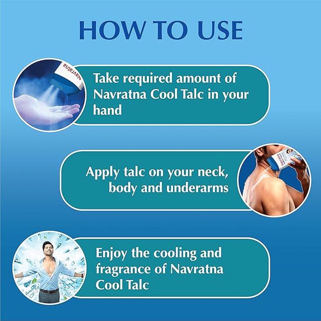 Navratna Cool Talc - Mint Fresh