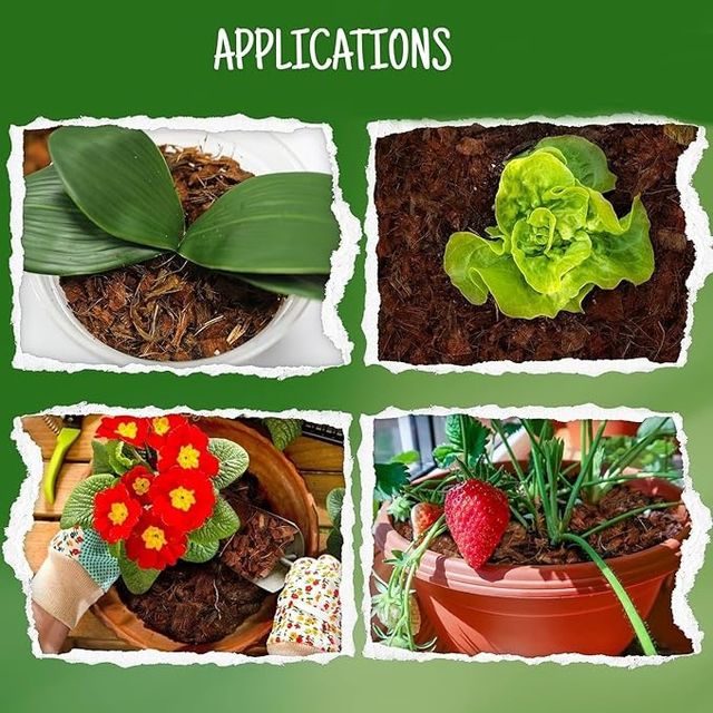 Gardens Coir Loose Husk Chips for Hydroponic Plants - Home Gardening