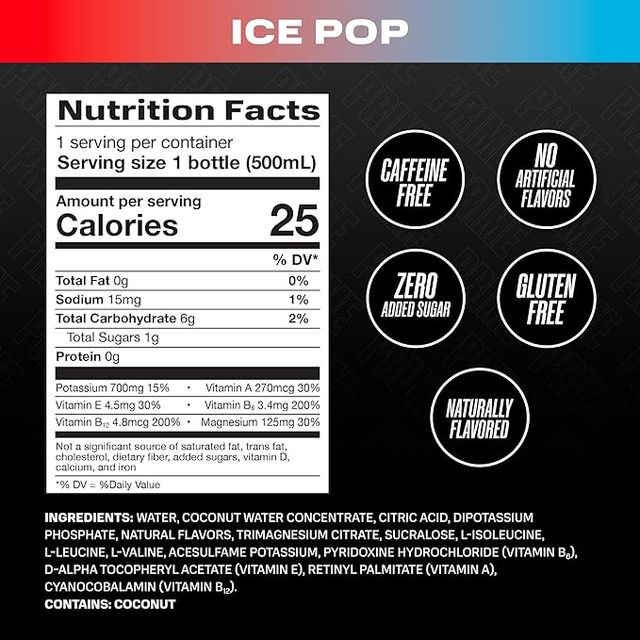 Prime Hydration Imported Ice Pop Sport Drink