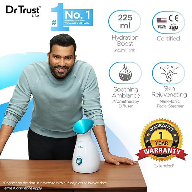 Dr. Trust 3 in 1 Electric Nano Portable Ionic facial Steamer for cough & cold relief