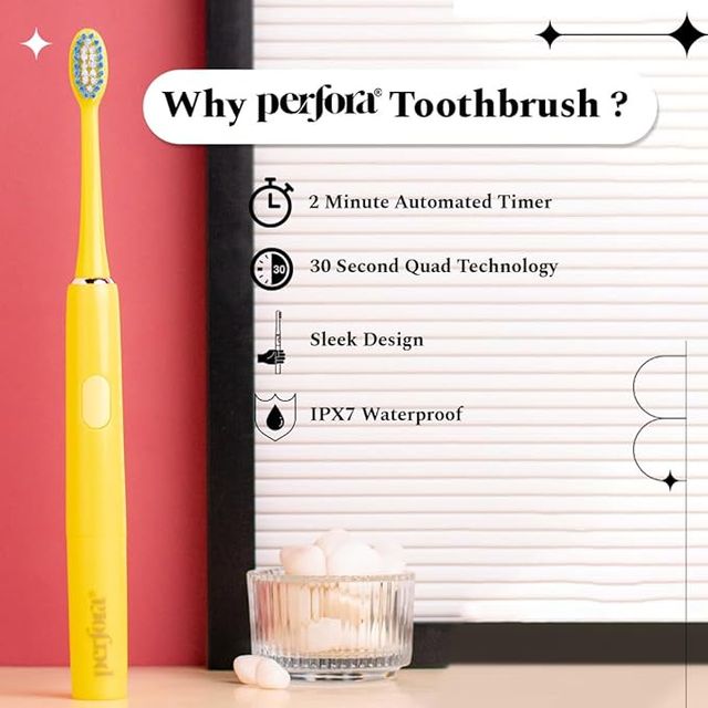 Perfora Electric Toothbrush - Sunshine Yellow