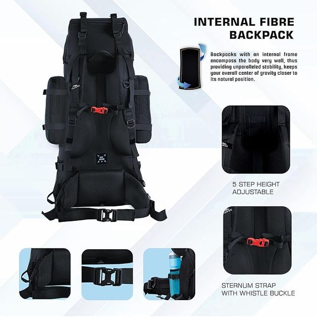 Trawoc Unisex Polyester 95 L Rucksack - Buy at ₹3072 Online
