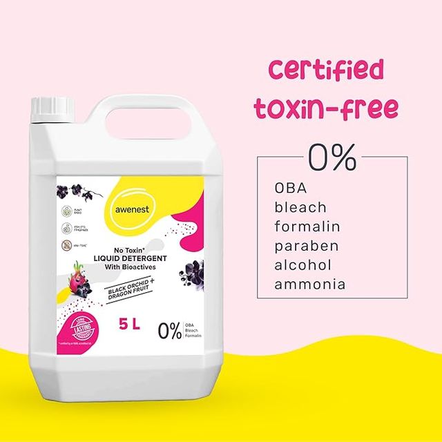 Awenest Certified Toxin-Free Natural Detergent Liquid
