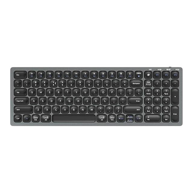 Zebronics K5001Mw Bluetooth 5.0 Keyboard For Mac, Windows, Android, Up To 3 Connections Type C