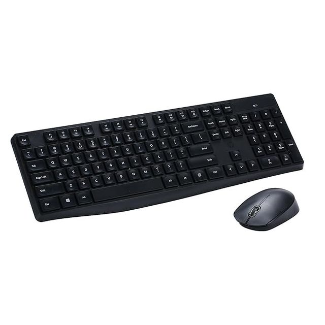 HP CS10 Wireless Keyboard Mouse Combo|2.4 GHz Wireless Connection| 1600 dpi|Black - 7YA13PA