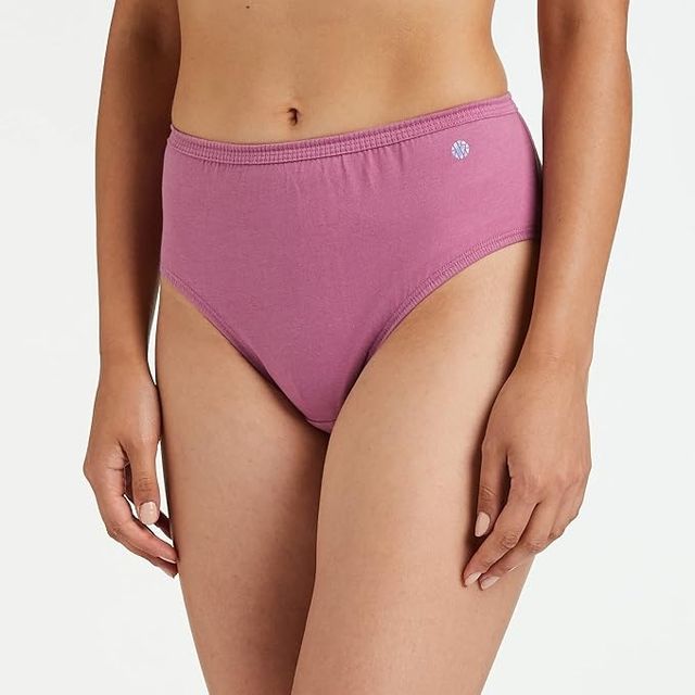 Van Heusen Women Cotton Light Assorted Solid Full Coverage Hipster Panty | Pack of 3 -XL