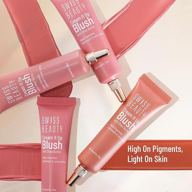 Swiss Beauty Cream It Up Blusher With Shea Butter - 5 Cheek-o-pink