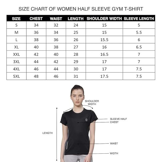 Chkokko Women's Round Neck Regular Fit Half Sleeves Gym T-shirt | Maroon - L