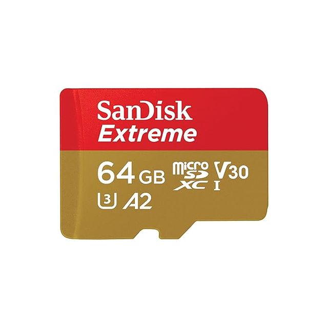 Sandisk Extreme Microsd Uhs I Card 64Gb For 4K Video,170Mb/S Read, 80Mb/S Write
