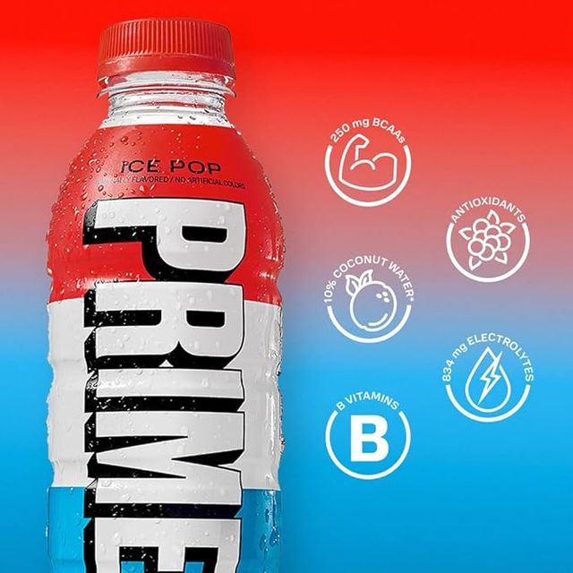 Prime Hydration Imported Ice Pop Sport Drink