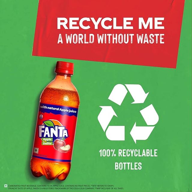 Fanta Apple Flavoured Soft Drink