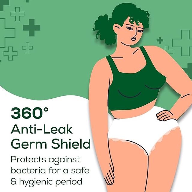 Evereve Anti Bacteria Period Panty for Girls & Women | M - L