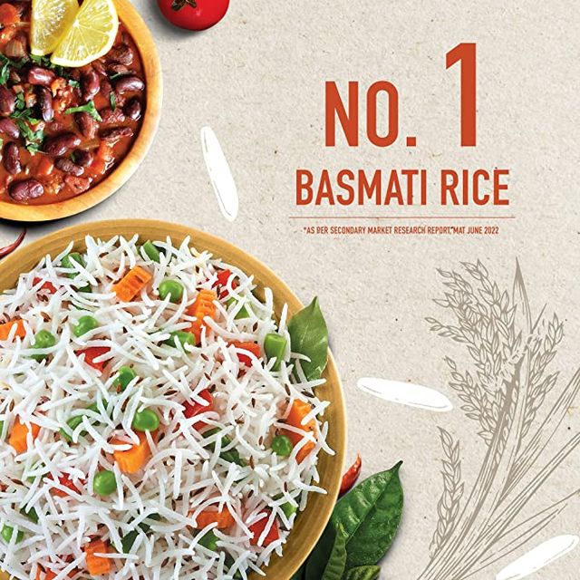 India Gate Flavourful & Fine Tibar Pure Basmati Rice 1 kg Combo