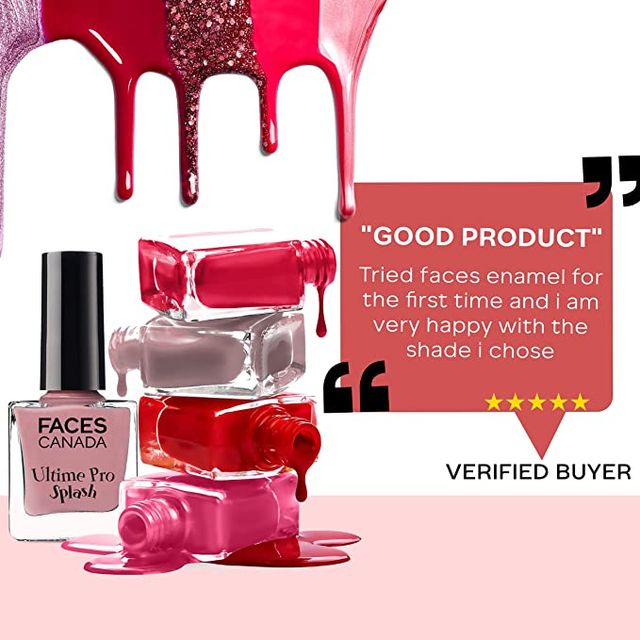 Faces Canada Ultime Pro Splash Nail Enamel White O White 14