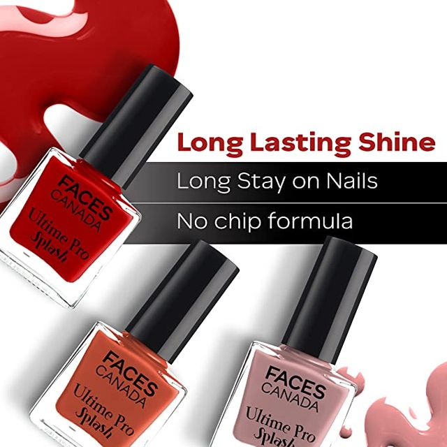 Faces Canada Ultime Pro Splash Nail Enamel White O White 14