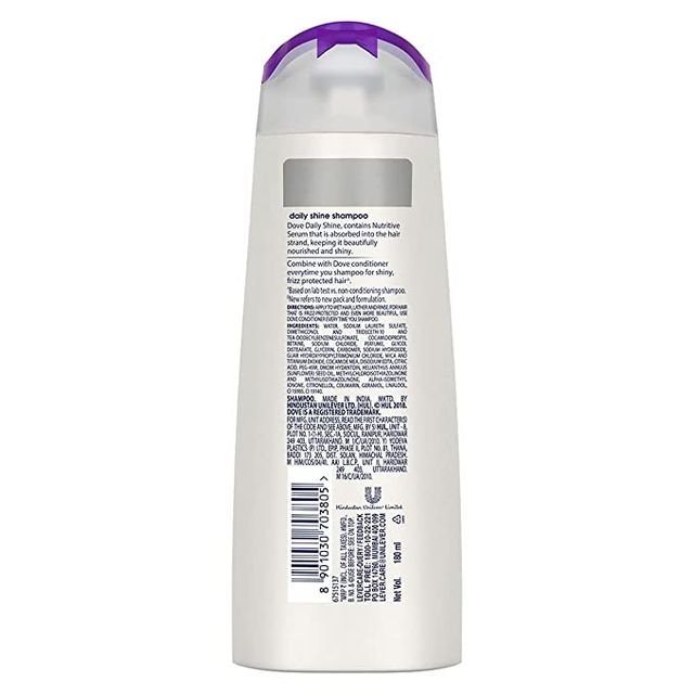 Dove Daily Shine Shampoo 180 ml Combo