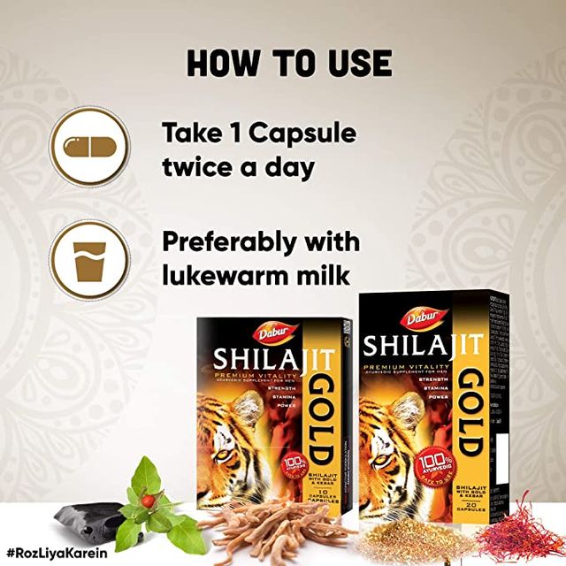 Dabur Shilajit Gold Capsule