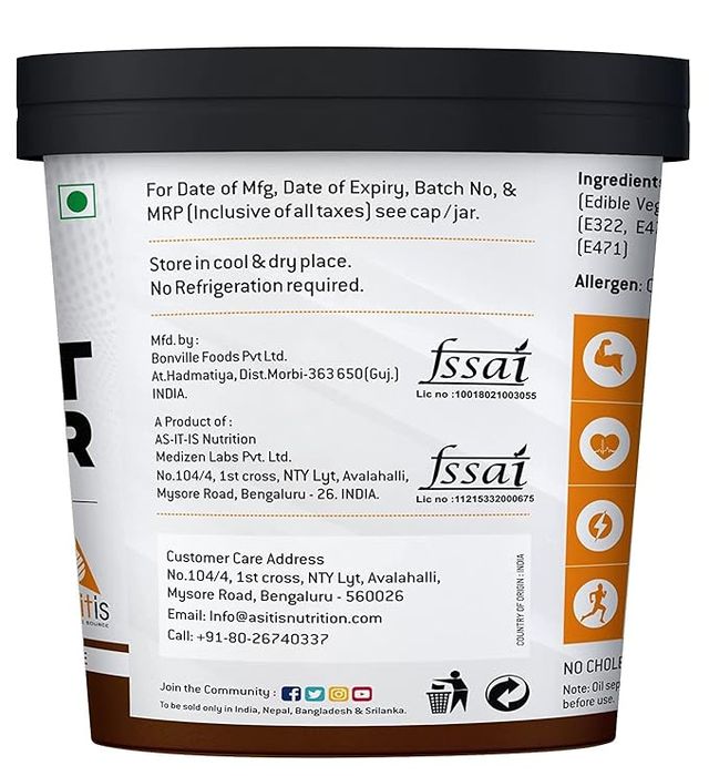 AS-IT-IS ATOM Peanut Butter Crunchy | Chocolate