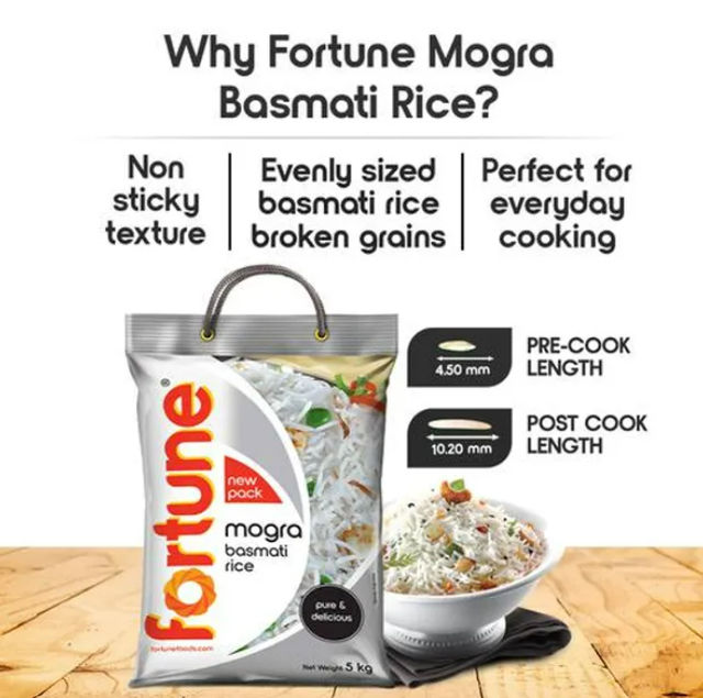 Fortune Mogra Basmati Rice | Broken