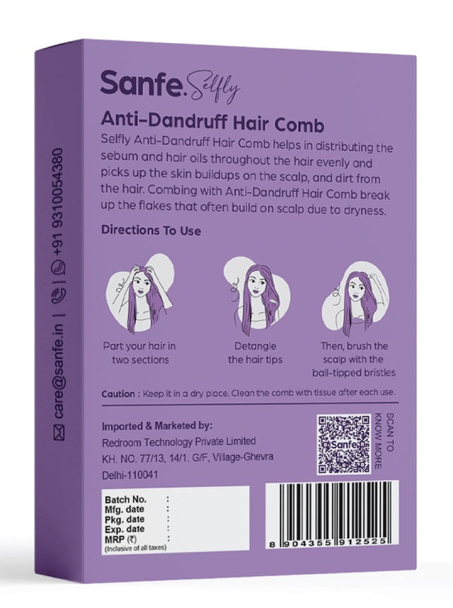 Sanfe Stunner Anti-Dandruff Hair Comb