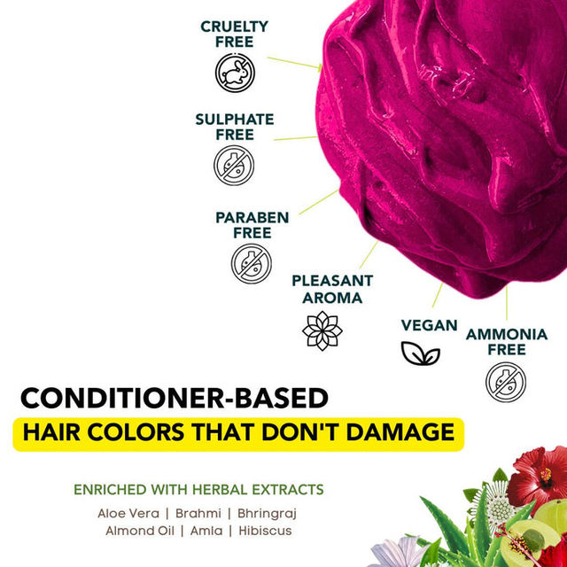 Paradyes Ammonia Free Semi-Permanent Hair Color Jar Only Carola Pink