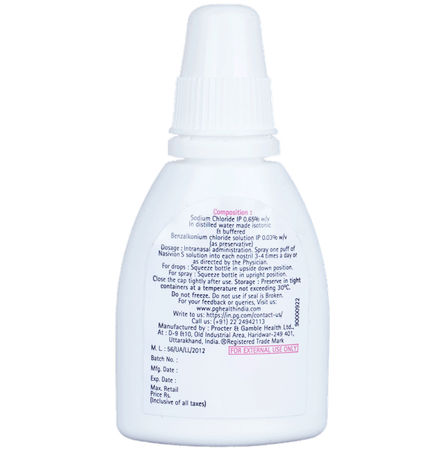 Nasivion S Saline Nasal Drops