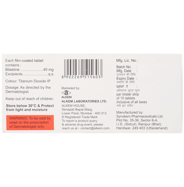 Prucros 40Mg Tablet