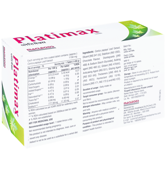 Platimax Tablet