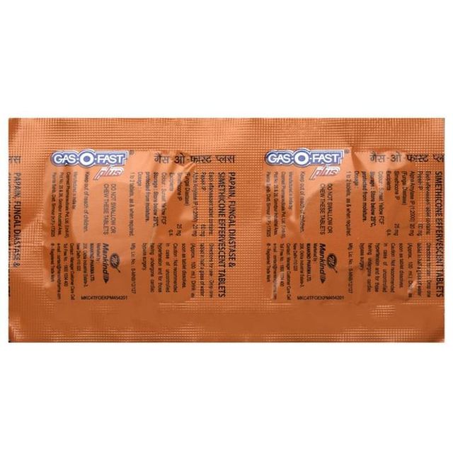 Gas O Fast Plus Orange Tablet