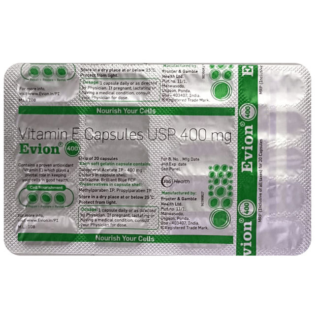 Evion 400 Capsules