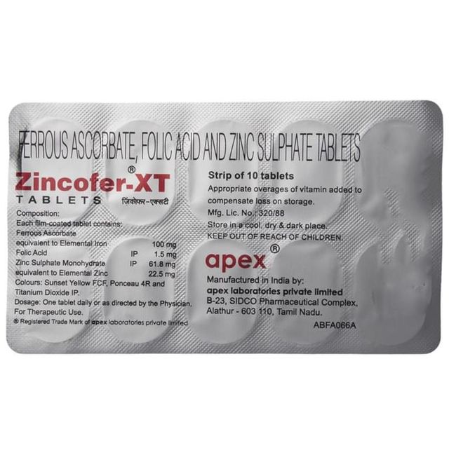 Zincofer XT Tablet