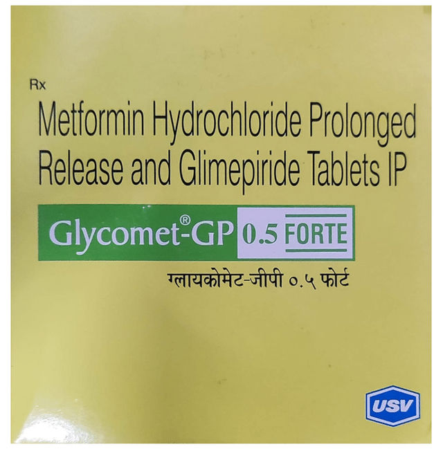 Glycomet GP 0.5 Forte Tablet PR