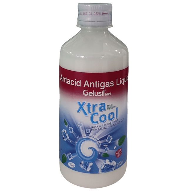 Gelusil MPS Xtracool White Mint Liquid