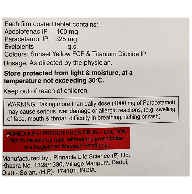 Acemiz Plus Tablet