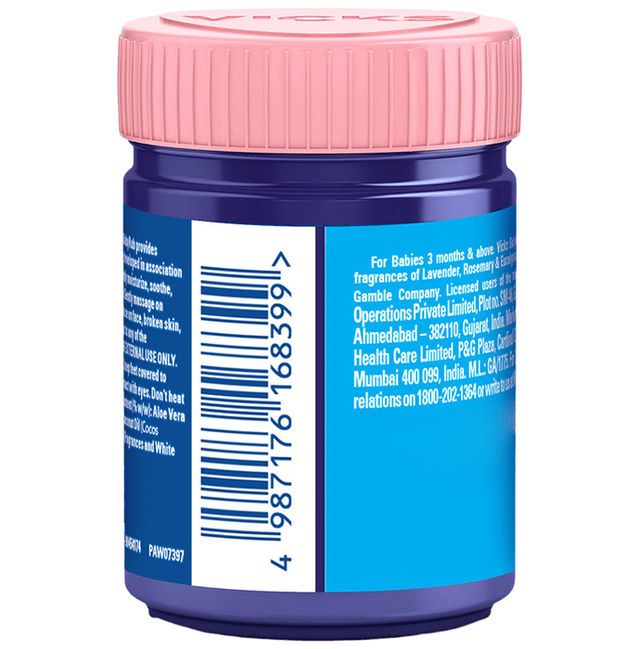 Vicks BabyRub Balm Baby For Kids | 3+ months