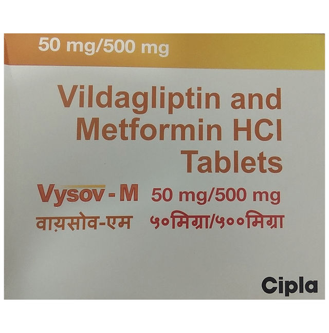 Vysov M 50mg/500mg Tablet