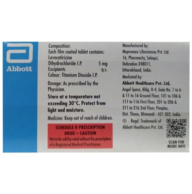 Xevor 5mg Tablet