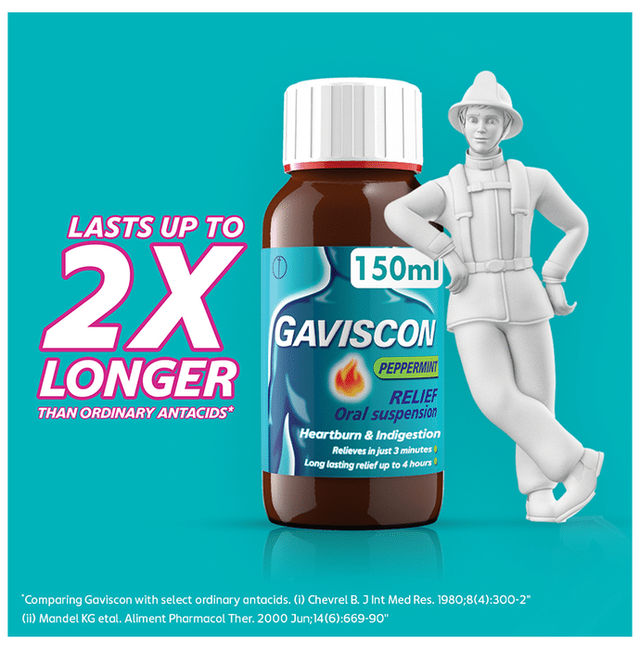 Gaviscon Peppermint Flavour Oral Suspension