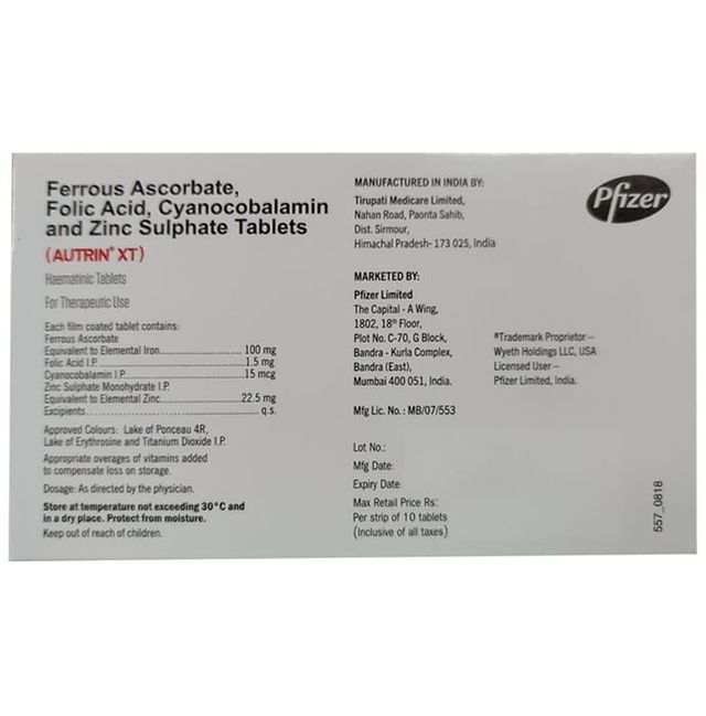 Autrin Xt Tablet