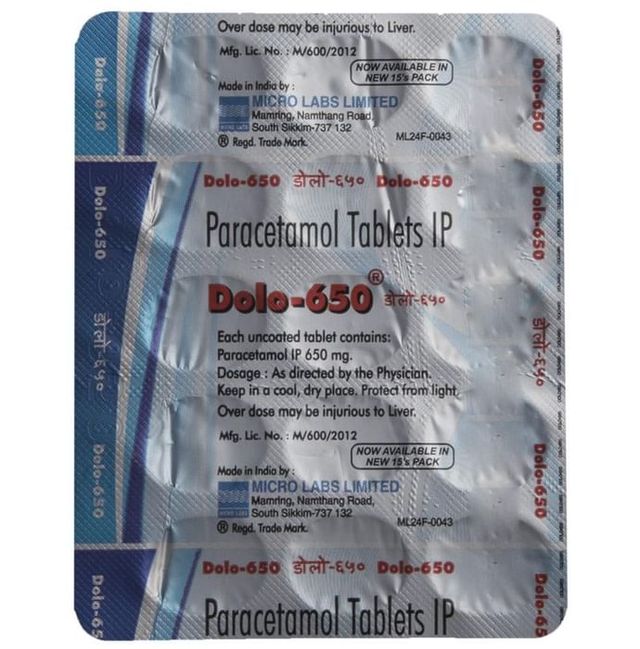 Dolo 650 Tablet