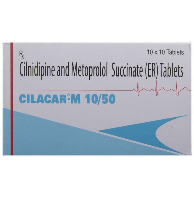 Cilacar M 10/50 Tablet