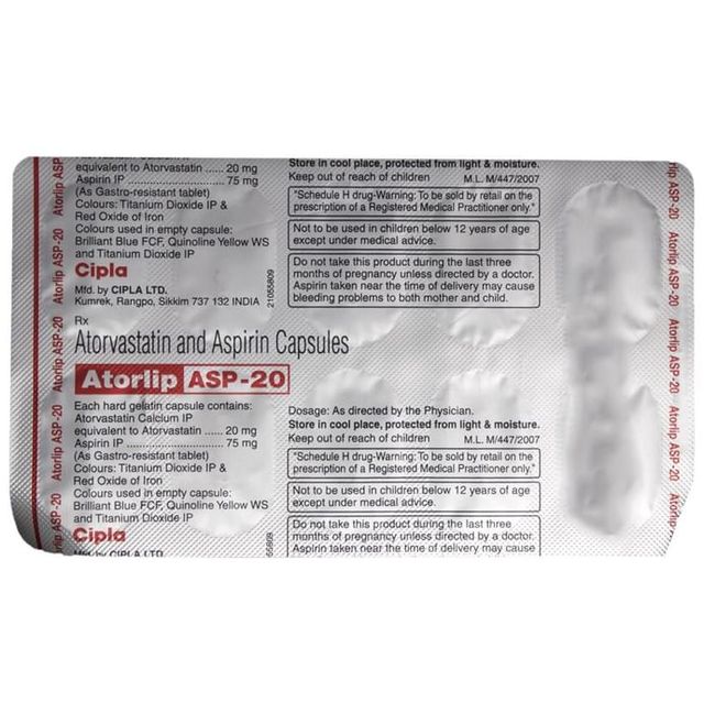 Atorlip ASP 20 Capsule