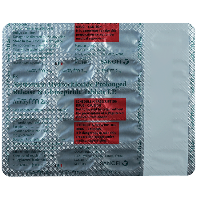 Amaryl M 2Mg Tablet Pr