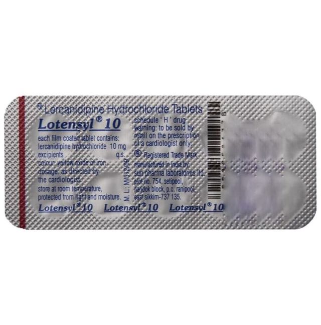 Lotensyl 10 Tablet