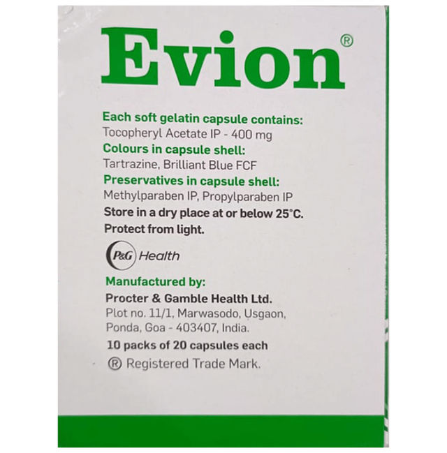 Evion 400 Capsules